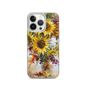 HAPPY SUNFLOWERS - iPhone 13 Pro phone case