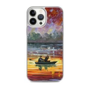 NIGHT LAKE FISHING - iPhone 13 Pro Max phone case