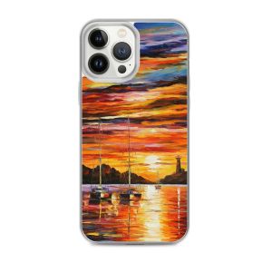 BY THE ENTRANCE TO THE HARBOR - iPhone 13 Pro Max phone case