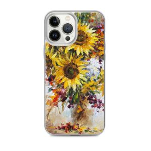 HAPPY SUNFLOWERS - iPhone 13 Pro Max phone case