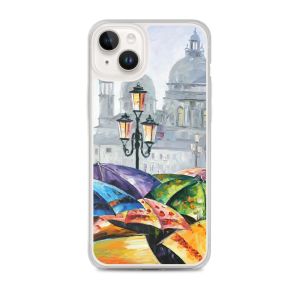 RAINY DAY IN VENICE - iPhone 14 Plus phone case