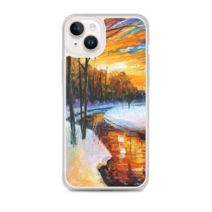 WINTER SUNSET - iPhone 14 Plus phone case