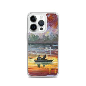 NIGHT LAKE FISHING - iPhone 14 Pro phone case