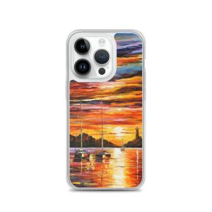 BY THE ENTRANCE TO THE HARBOR - iPhone 14 Pro phone case