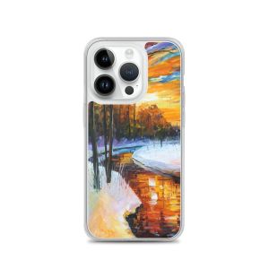 WINTER SUNSET - iPhone 14 Pro phone case