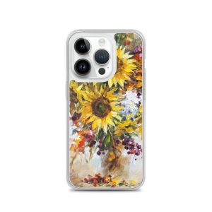HAPPY SUNFLOWERS - iPhone 14 Pro phone case