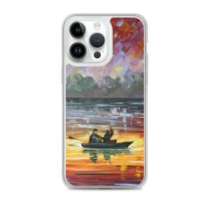NIGHT LAKE FISHING - iPhone 14 Pro Max phone case