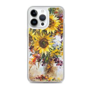 HAPPY SUNFLOWERS - iPhone 14 Pro Max phone case