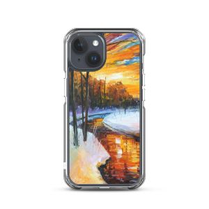 WINTER SUNSET - iPhone 15 phone case