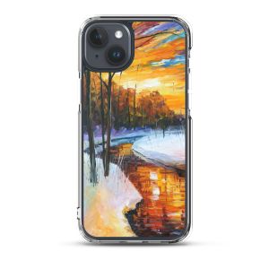 WINTER SUNSET - iPhone 15 Plus phone case