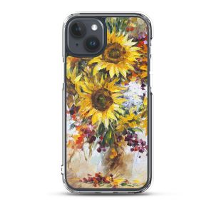 HAPPY SUNFLOWERS - iPhone 15 Plus phone case