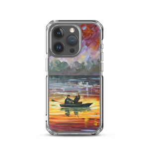 NIGHT LAKE FISHING - iPhone 15 Pro phone case