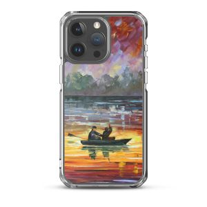 NIGHT LAKE FISHING - iPhone 15 Pro Max phone case