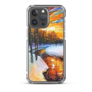 WINTER SUNSET - iPhone 15 Pro Max phone case