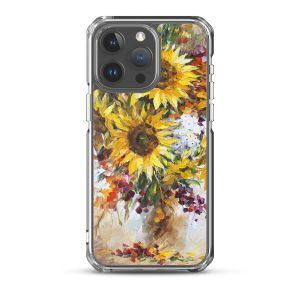 HAPPY SUNFLOWERS - iPhone 15 Pro Max phone case