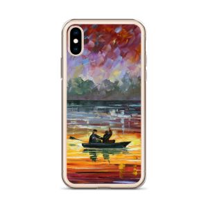 NIGHT LAKE FISHING - iPhone X/XS phone case