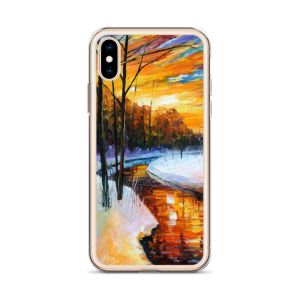 WINTER SUNSET - iPhone XS phone case