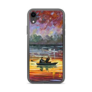 NIGHT LAKE FISHING - iPhone XR phone case