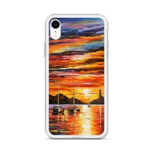 BY THE ENTRANCE TO THE HARBOR - iPhone XR phone case