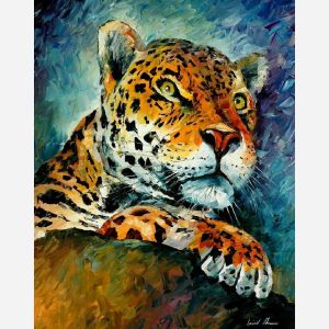 dipinto leopardi