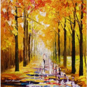 oil painting on canvas by leonid afremov, oil painting on canvas