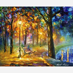 singing, park, leonid, afremov, colorful, color, authenticity, recreation, canvas, oil , palette, knife, landscape, thoughts, nostalgic