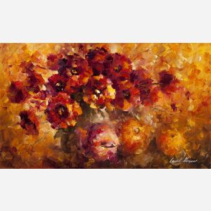 palette knife oil painting lost in time stil life