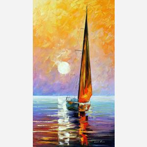 sailboat painting, sailboat oil painting, sail boat painting