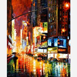 times square painting, time square painting