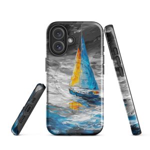 AZURE AEGIS B&W - MagSafe iPhone 16 phone case