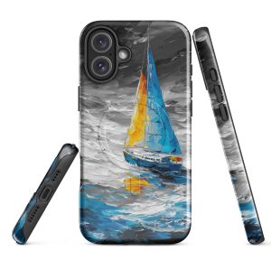 AZURE AEGIS B&W - MagSafe iPhone 16 Plus phone case