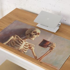 SKELETON COFFEE BREAK 36"x18" - Gaming mouse pad