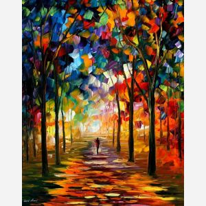 forest path painting, path painting, oil painting forest, forest path art