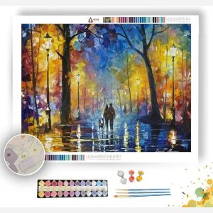 RAINY PARK - Paint by Numbers Full Kit