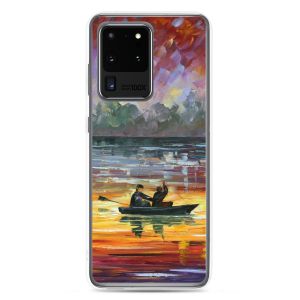 NIGHT LAKE FISHIING - Samsung Galaxy S20 Ultra phone case