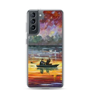 NIGHT LAKE FISHIING - Samsung Galaxy S21 phone case