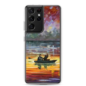 NIGHT LAKE FISHIING - Samsung Galaxy S21 Ultra phone case