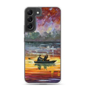 NIGHT LAKE FISHIING - Samsung Galaxy S22 Plus phone case