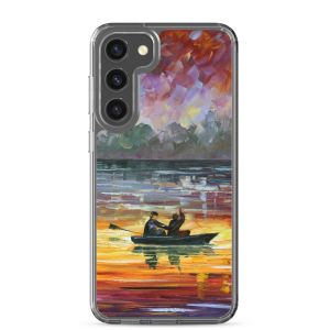 NIGHT LAKE FISHIING - Samsung Galaxy S23 Plus phone case