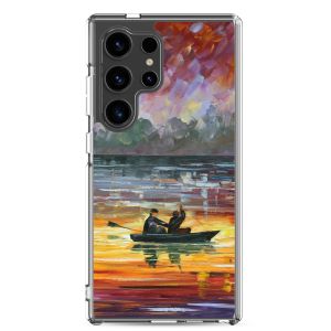 NIGHT LAKE FISHIING - Samsung Galaxy S24 Ultra phone case