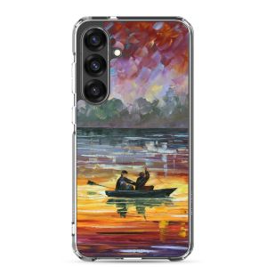 NIGHT LAKE FISHING - Samsung Galaxy S25 Plus phone case