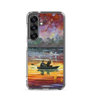 NIGHT LAKE FISHING - Samsung Galaxy S25 phone case