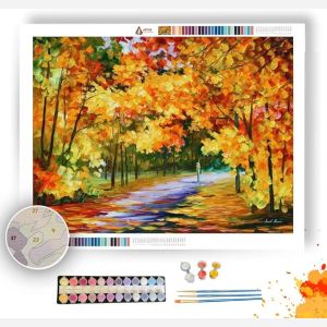 THE PATH OF SUN BEAMS - Paint by Numbers Full Kit