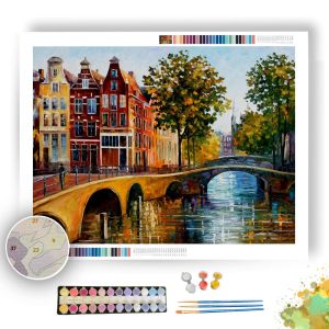 THE GATEWAY TO AMSTERDAM - Paint By Numbers Full Kit