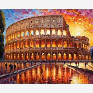 oil painting, hand-painted artwork, oil on canvas