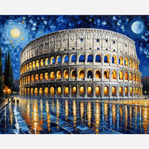 oil painting, hand-painted artwork, oil on canvas