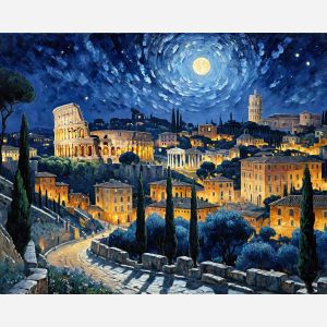 oil painting, hand-painted artwork, oil on canvas