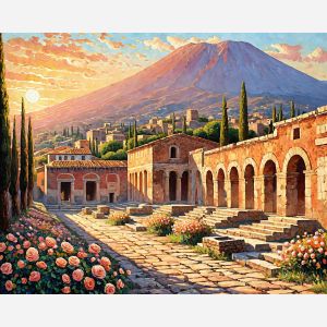 oil painting, hand-painted artwork, oil on canvas