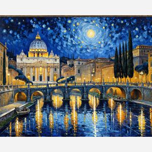 oil painting, hand-painted artwork, oil on canvas