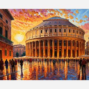 oil painting, hand-painted artwork, oil on canvas